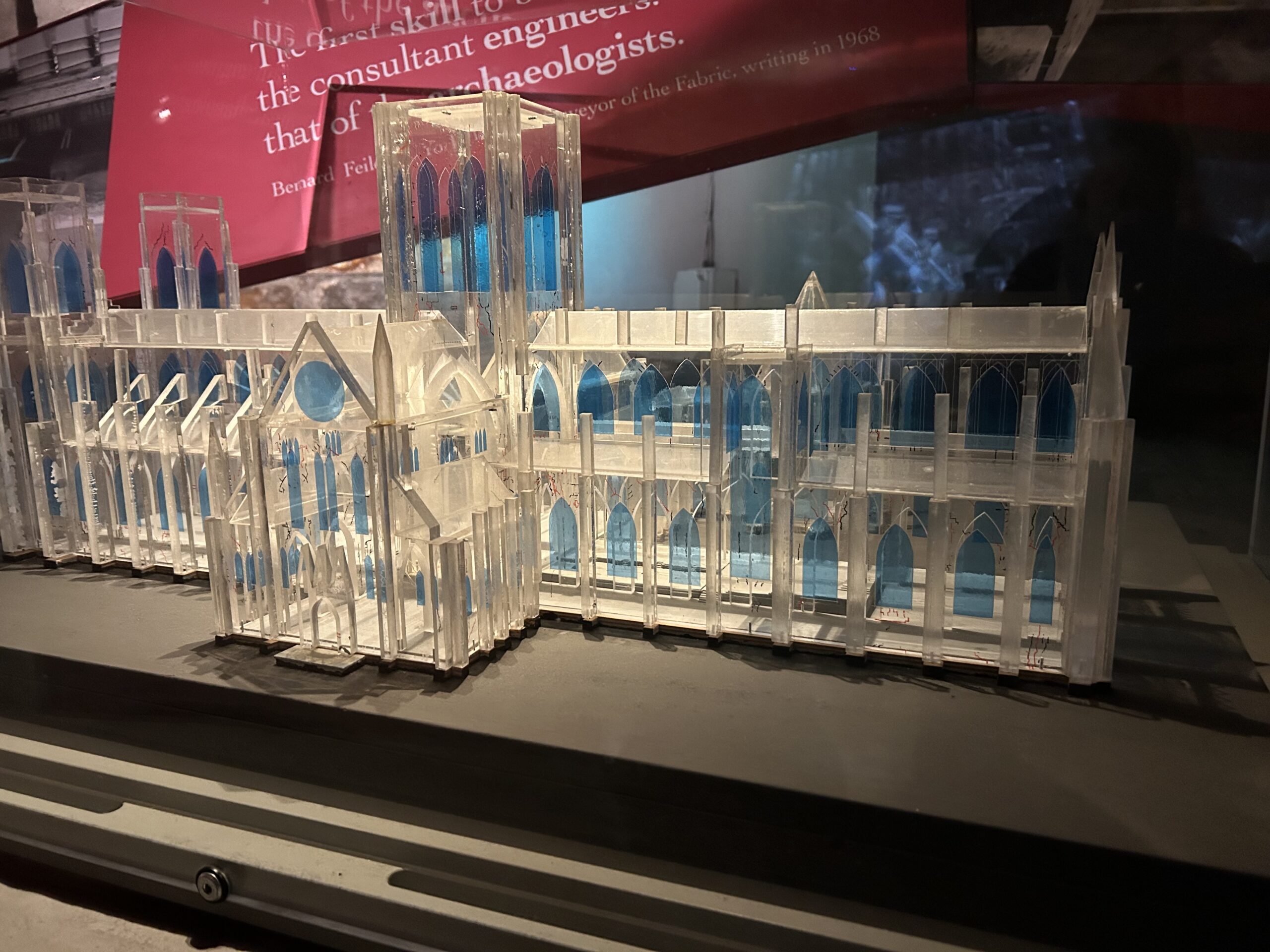 Undercroft gem - model of York Minster