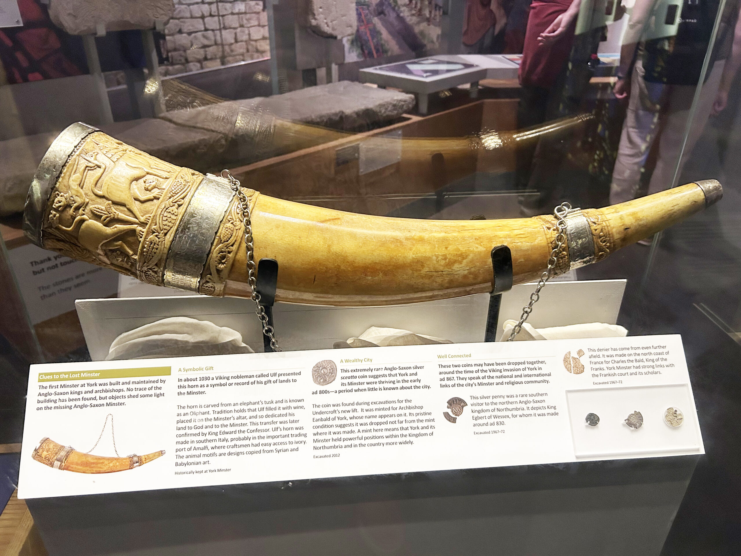 Undercroft gem - Viking horn of Ulf