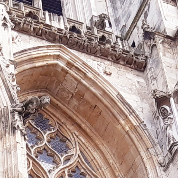 Close up of York Minster